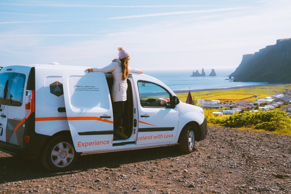 Campervan in summer is a great way to visit Iceland