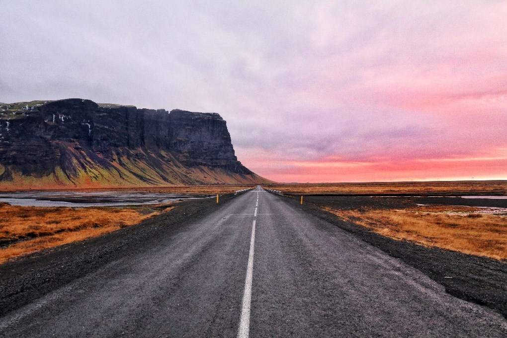 The Ring Road is easily accessible in Iceland in summer