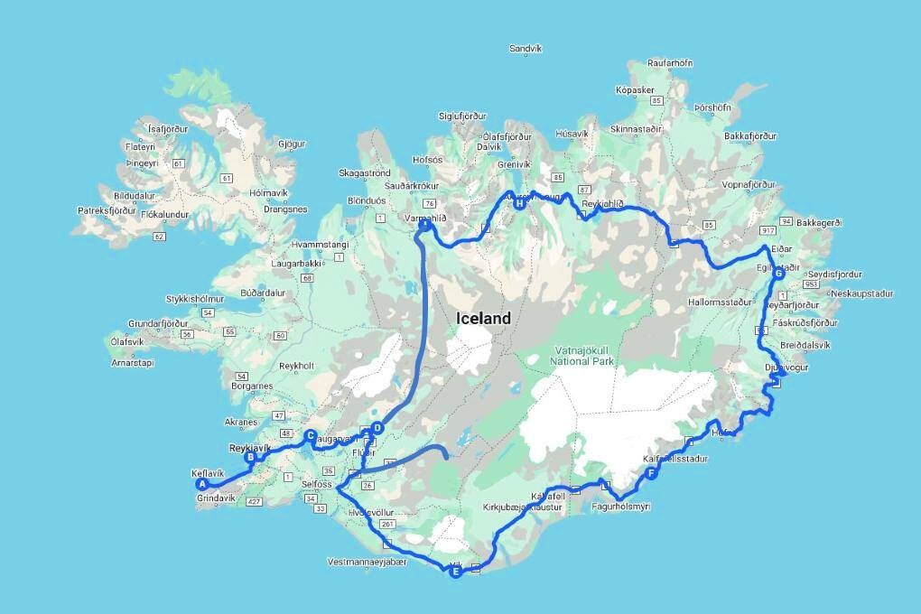 Best 12-day self-drive itinerary in Iceland with Highlands 