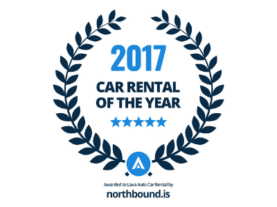 Mietwagenverleih des Jahres 2017 in Island - Northbound Awards
