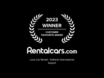 Empresa de alquiler de coches favorita de los clientes en Islandia 2023 -Rentalcars.com Award