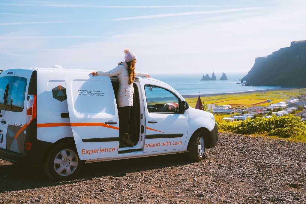 Vik is a must visit with a camper in Iceland