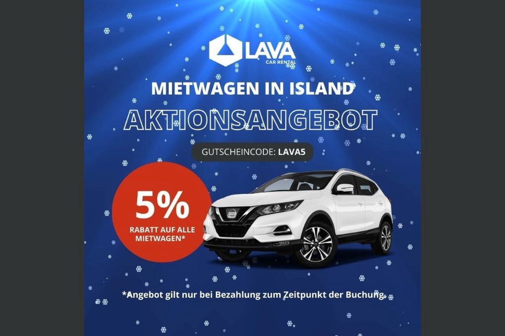 Aktueller Gutschein von Lava Car Rental mit Code LAVA5