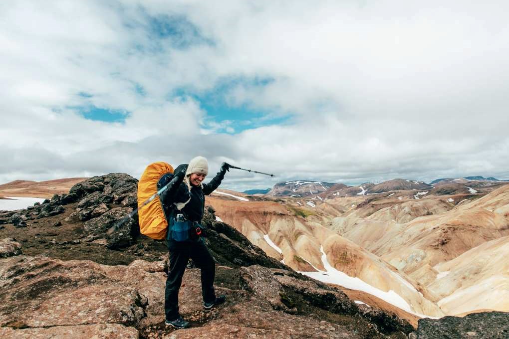 Hiking is one of the best activities to do in Landmannalaugar