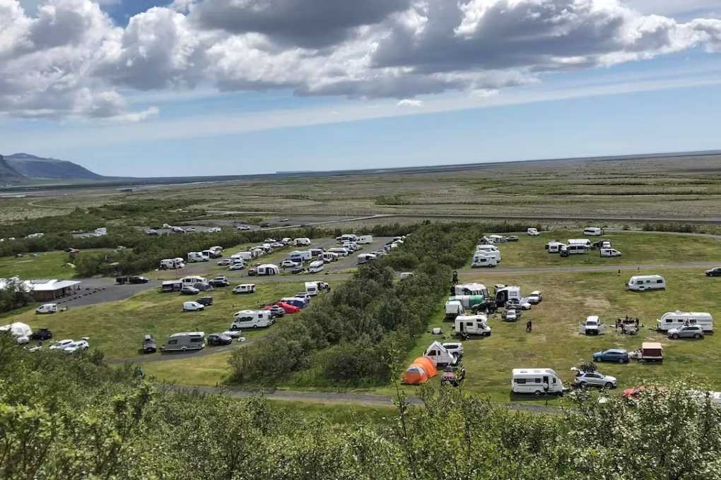 Skaftafell is a must visit with a camper in Iceland